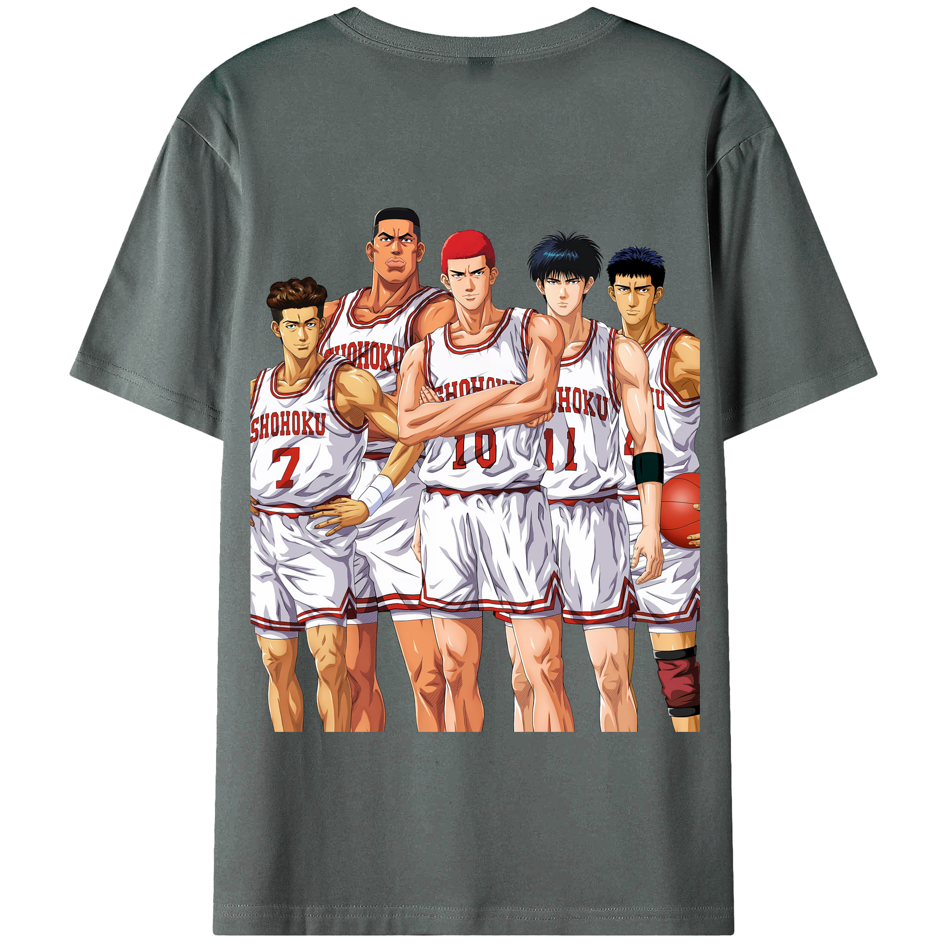 （画像用） SLAM DUNK／スラムダンク 綿100％半袖Tシャツ（背面プリント）